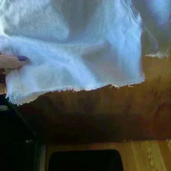 ZARA White Twill Denim Large Strap Overall - S - Picture 5 of 11